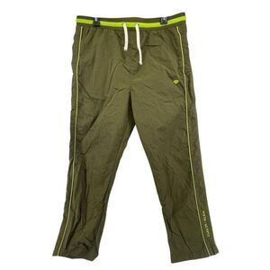 Diamond Supply Co. Men’s Green Nylon Windbreaker Straight Leg Pants Large (34)